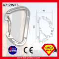 Bent Wire Gate 23KN Aluminium Kletterkarabiner mit Ce Zertifikat